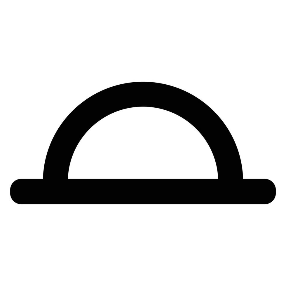 Headgear Black Icon vector