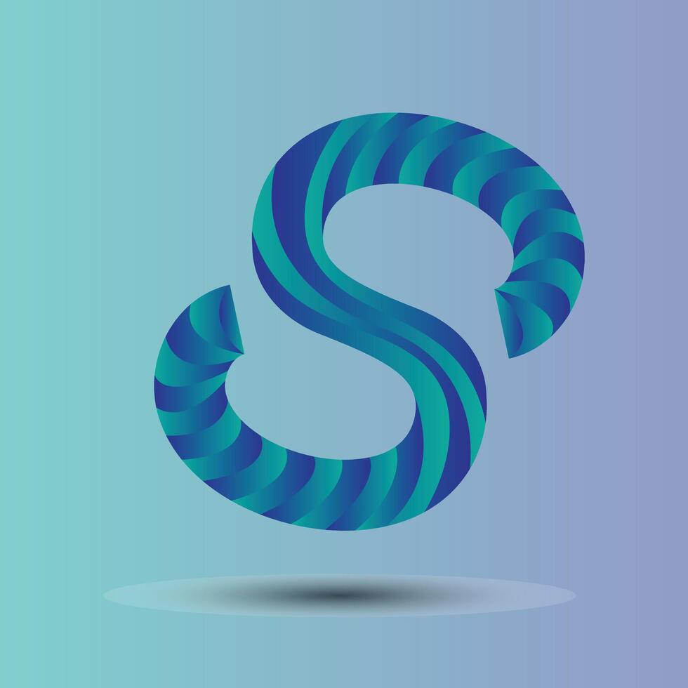 S Shape Logo Design for Your Brand. S Logo Design, S Letter Logo Design vector