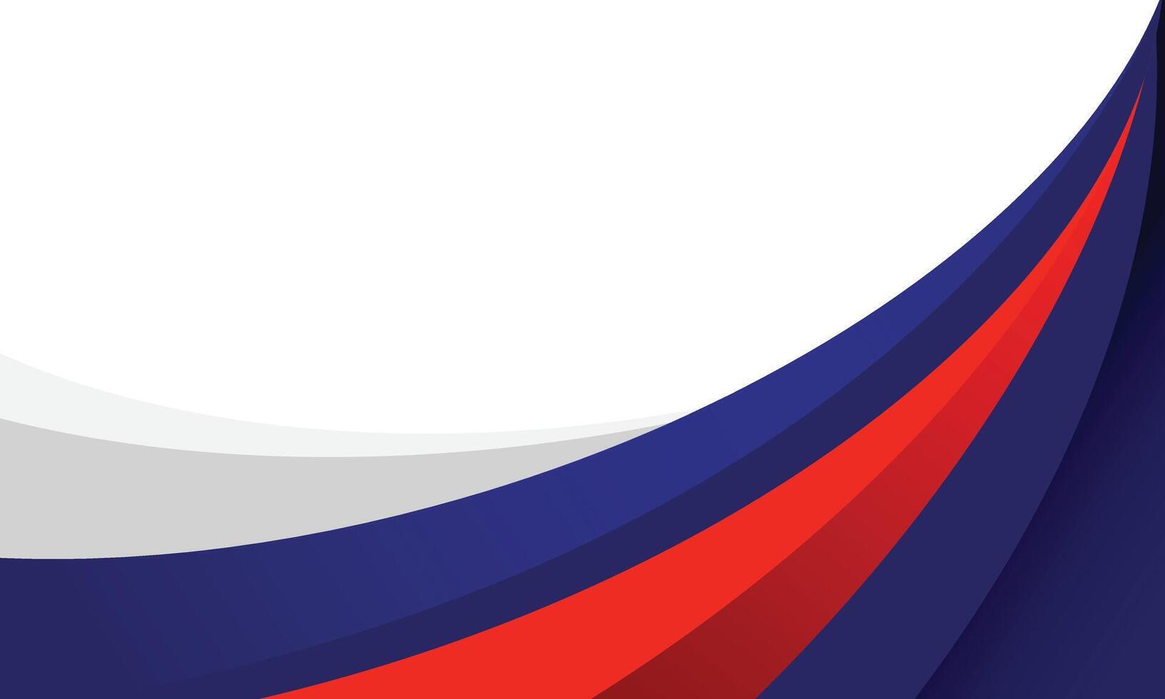 Abstract curved stripes red and blue racing background vector