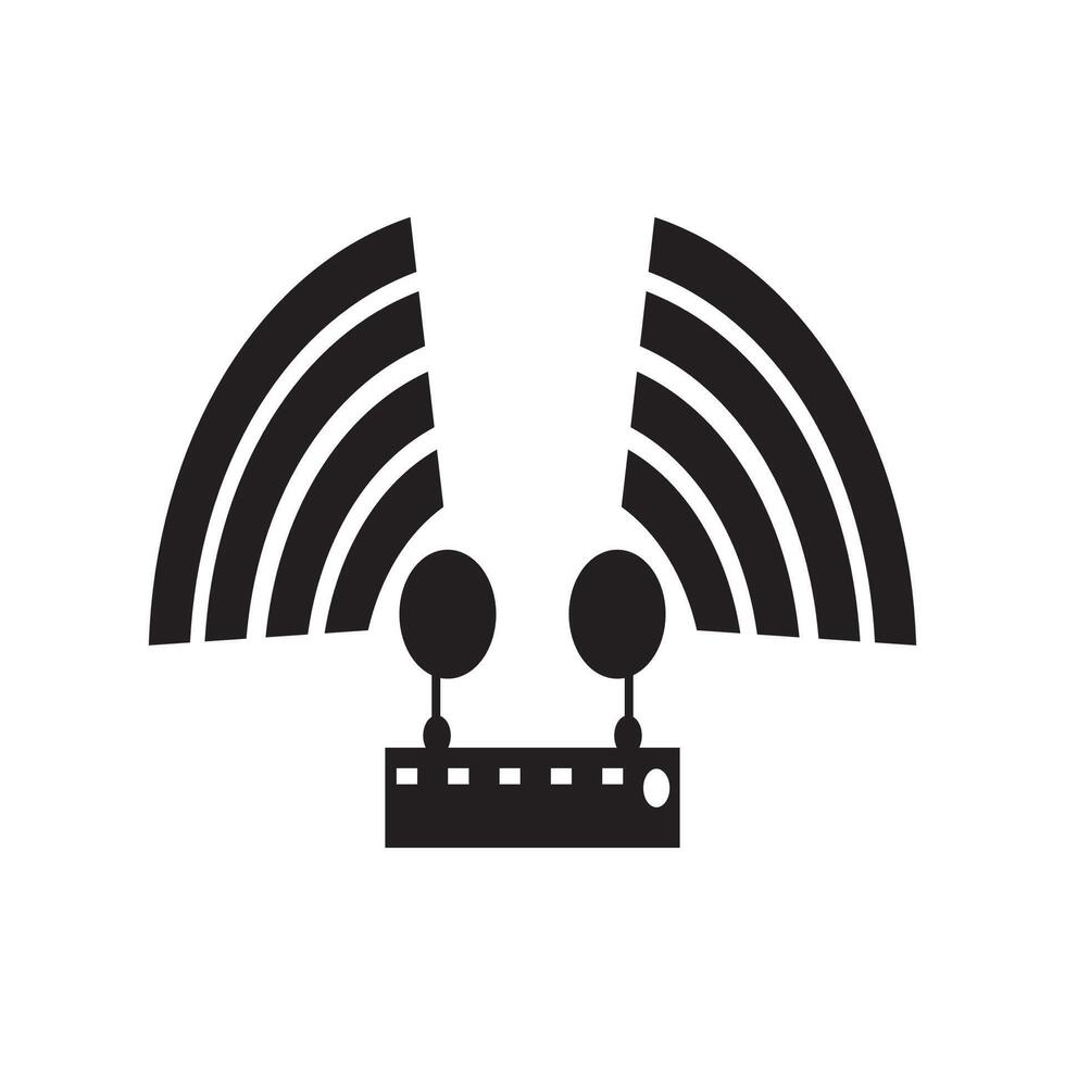 Wifi Icon And Symbol template vector
