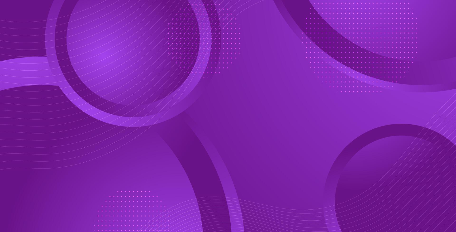 abstract purple color with circle shape geometric decoration background. eps10 vector