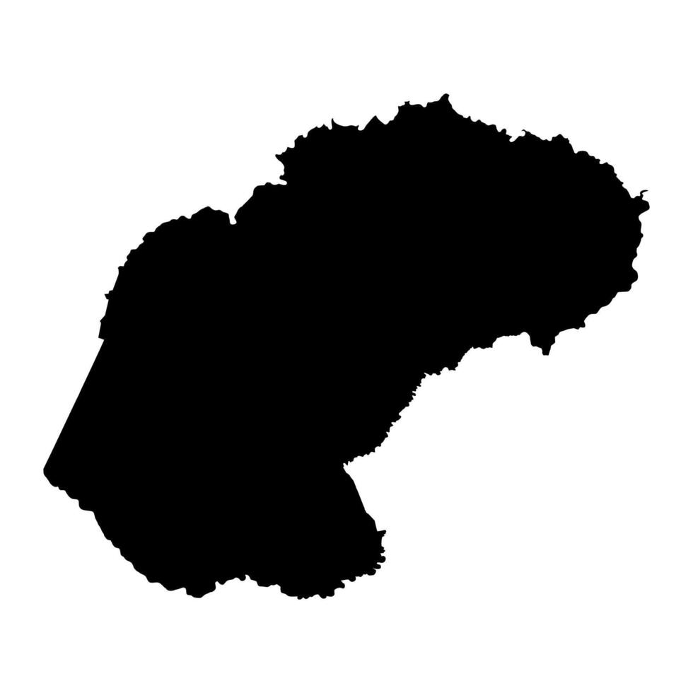 Free State province map, administrative division of South Africa. vector