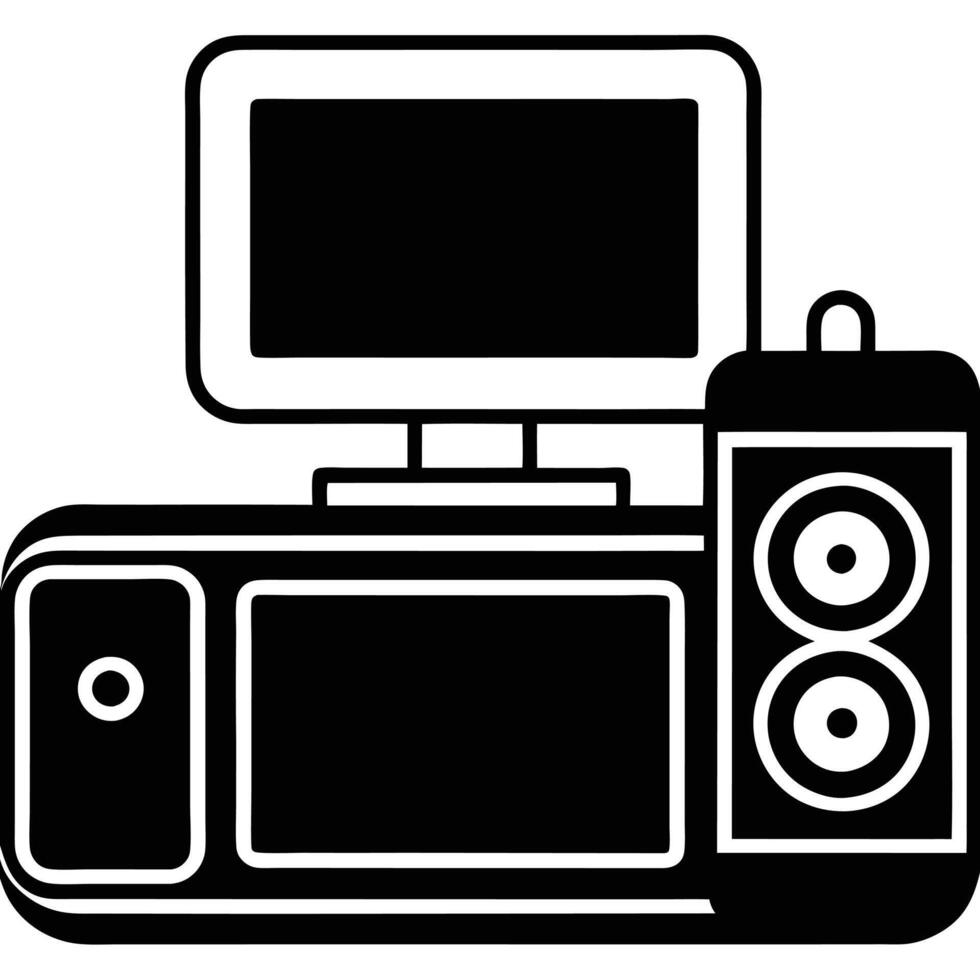 Tech Gadgets Line Art design vector
