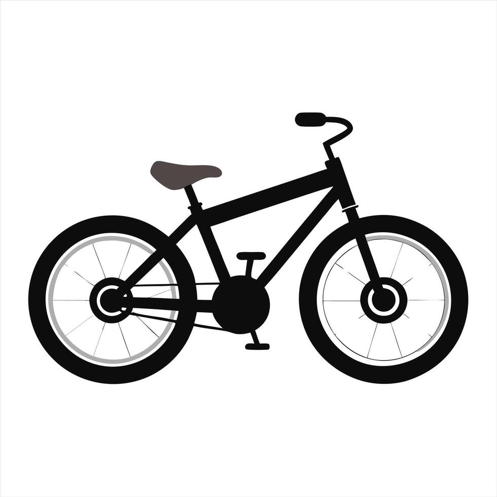 Electric Bike Silhouette art vector