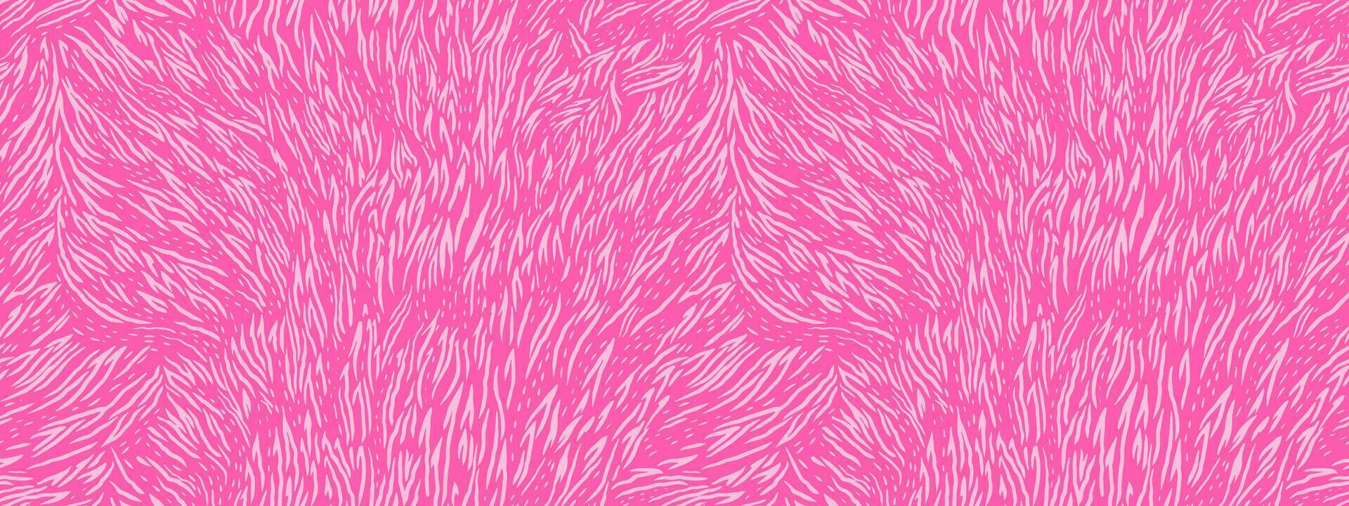 Seamless abstract pattern resembling animal fur or zebra stripes on a vibrant pink background. Print bi color for textiles, modern graphic designs. Bold contrast for stylish and artistic projects vector