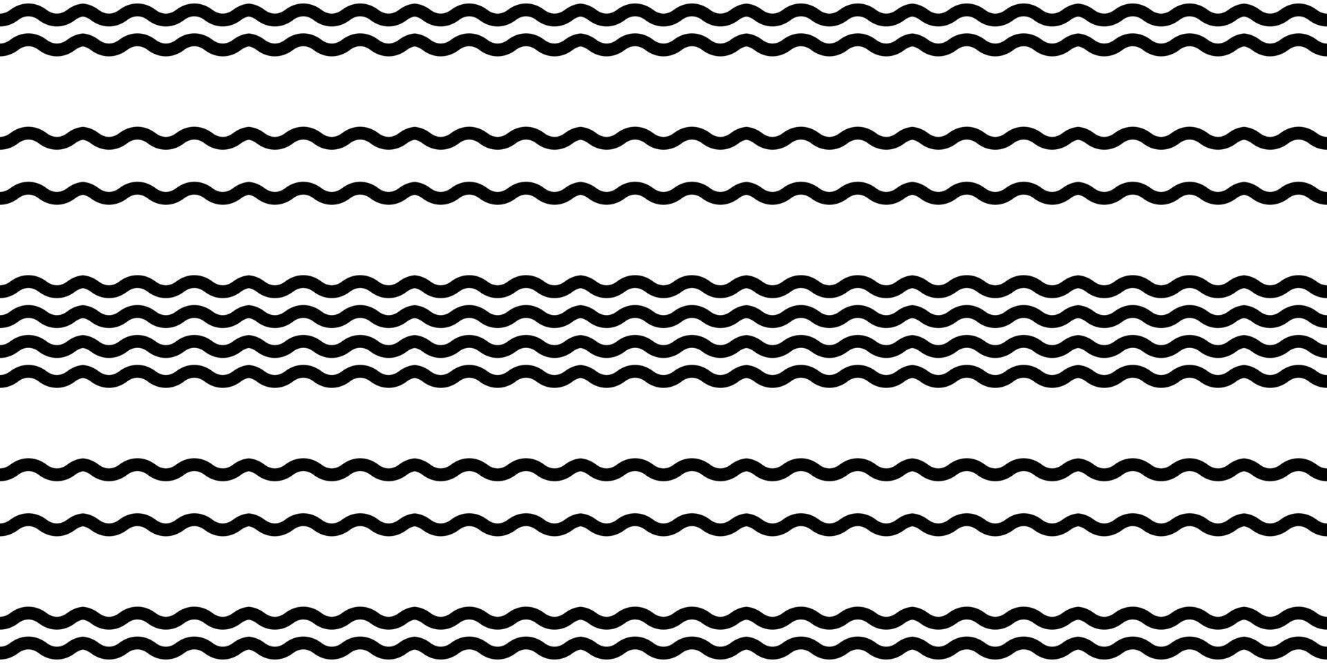 wave seamless pattern ocean doodle gift wrapping paper tile background repeat wallpaper line abstract isolated illustration design vector
