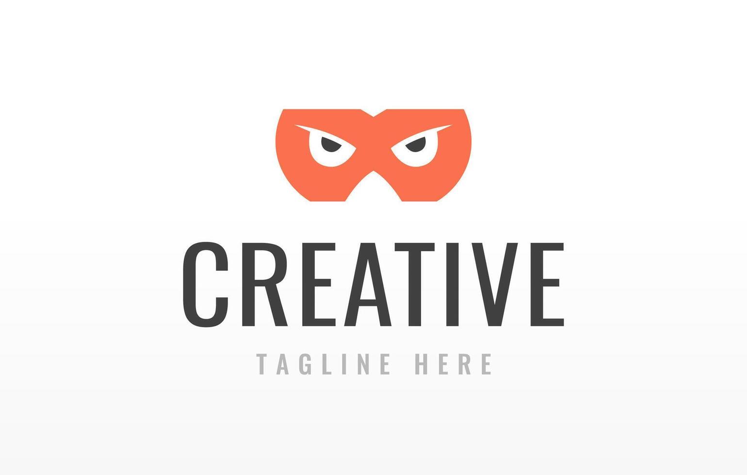 VR Virtual Reality, Eyes in Glasses Logo Design Template vector