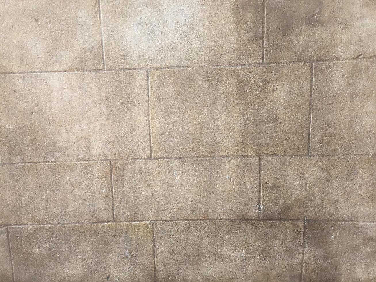 Empty, old, brick wall background with copy space photo
