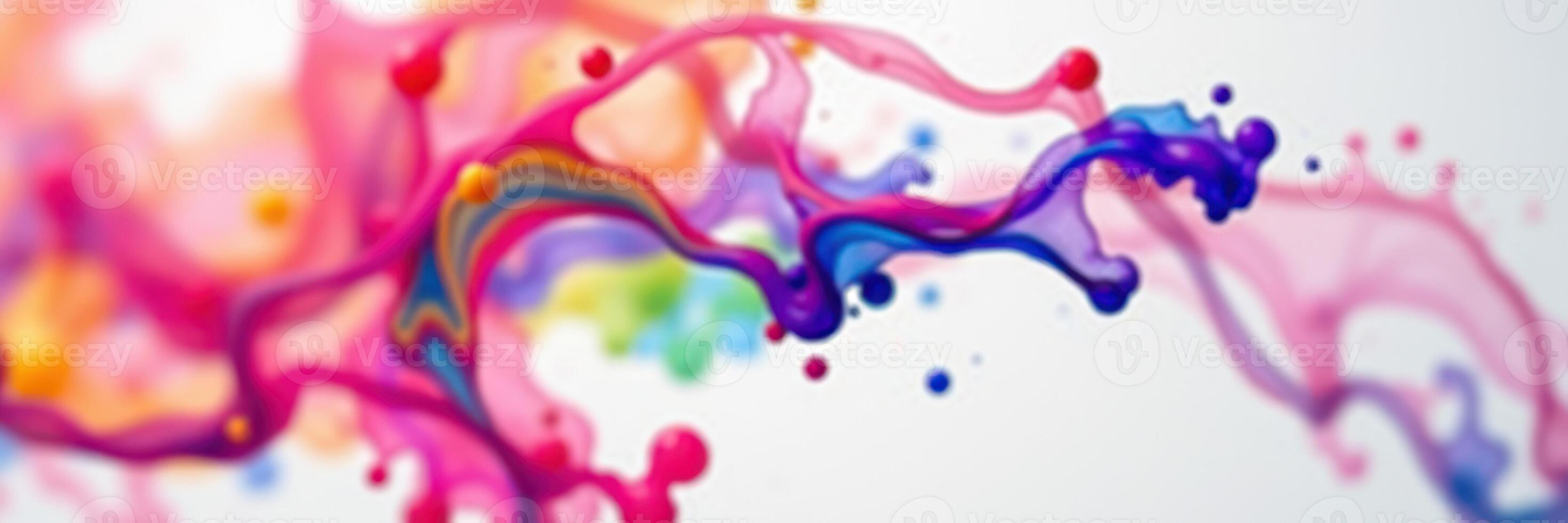 Colorful liquid swirls create an abstract art piece showcasing vibrant hues and fluid movement in a dynamic design photo