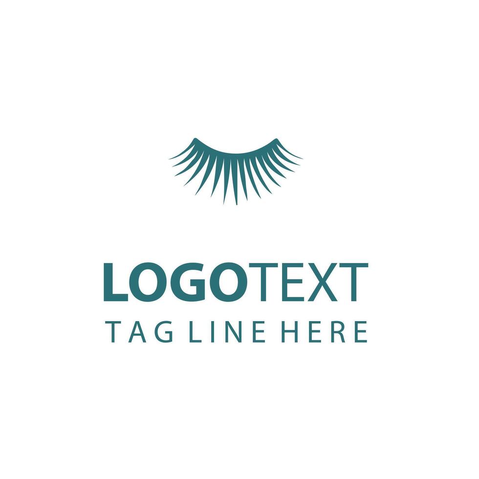 Twinkle Eye Lash Logo vector