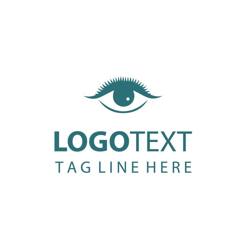 Elegant Eye Lashes Logo vector