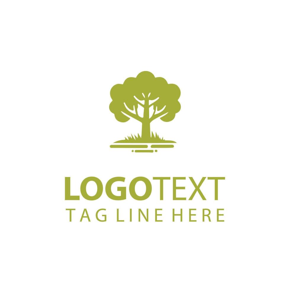 Weeping Willow forest tree logo vector