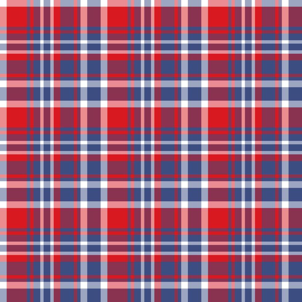 Plaid seamless pattern. background of textile ornament. Flat fabric design. vector