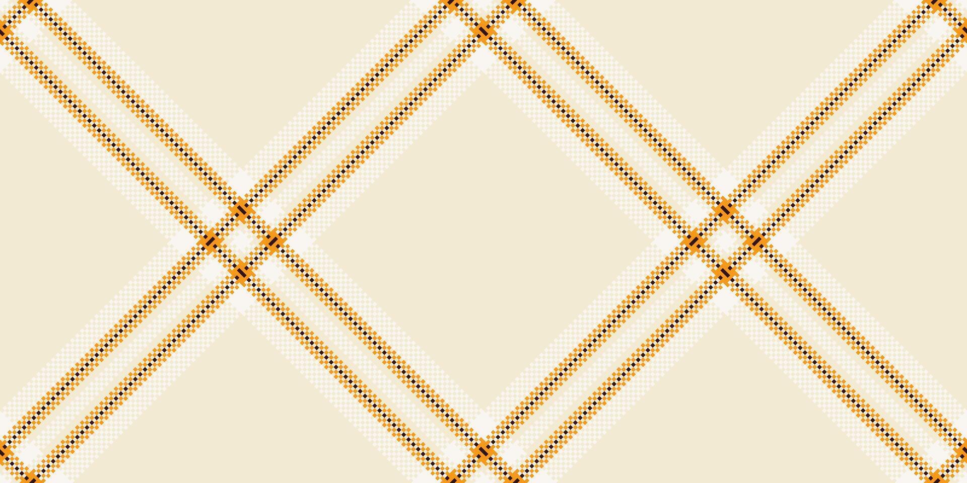 Checkered tartan check texture, outfit pattern seamless background. Strip fabric plaid textile in light and white colors. vector