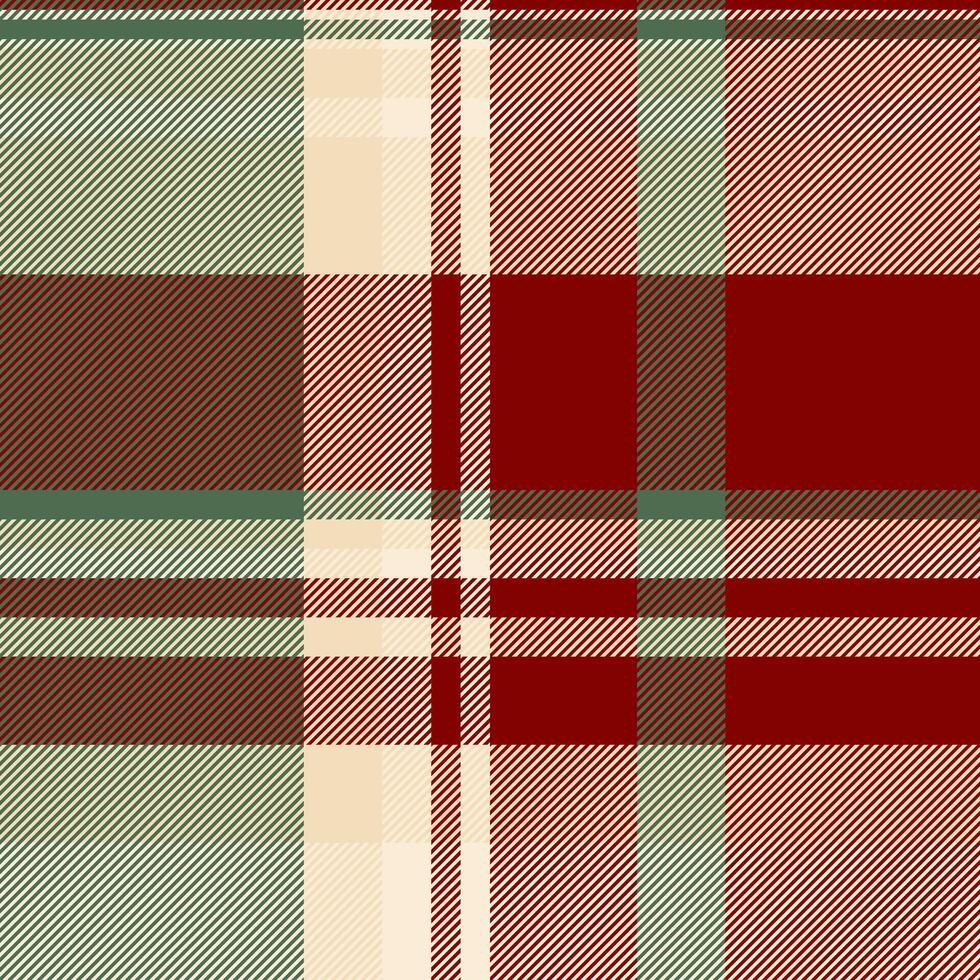 Linen pattern plaid, random texture seamless check. Ornamental tartan textile fabric background in maroon and pastel colors. vector