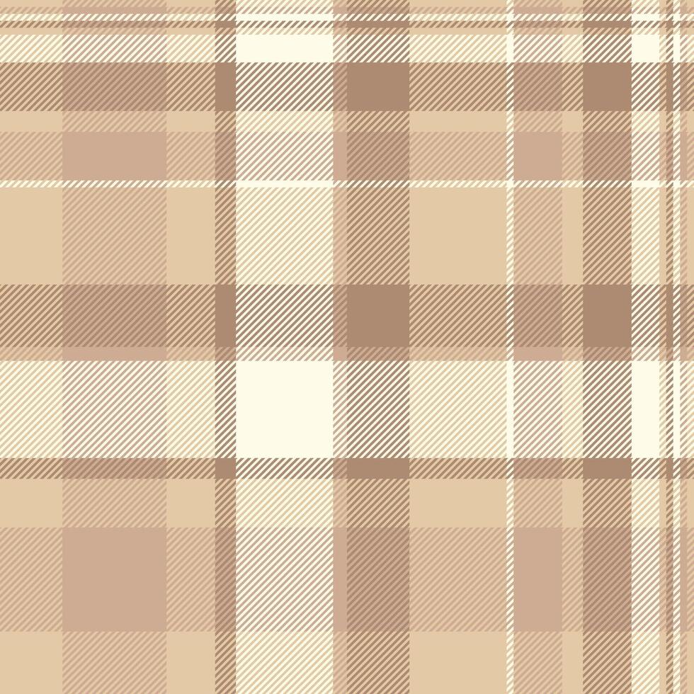 Bedroom check texture , graceful pattern textile tartan. Layer seamless fabric plaid background in light and orange colors. vector