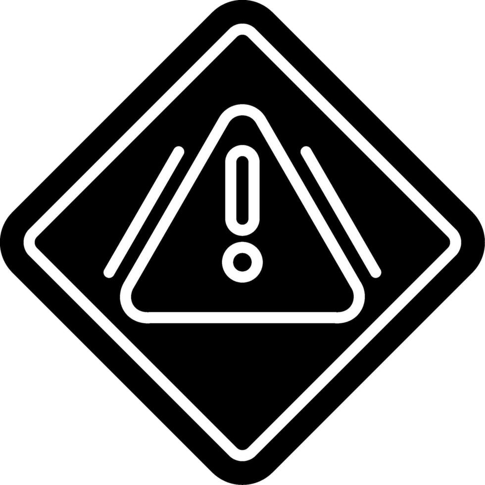 Precaution Glyph Icon vector