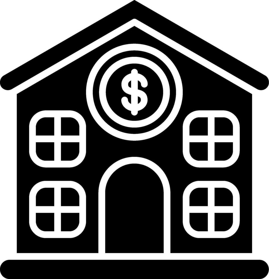 Price Glyph Icon vector