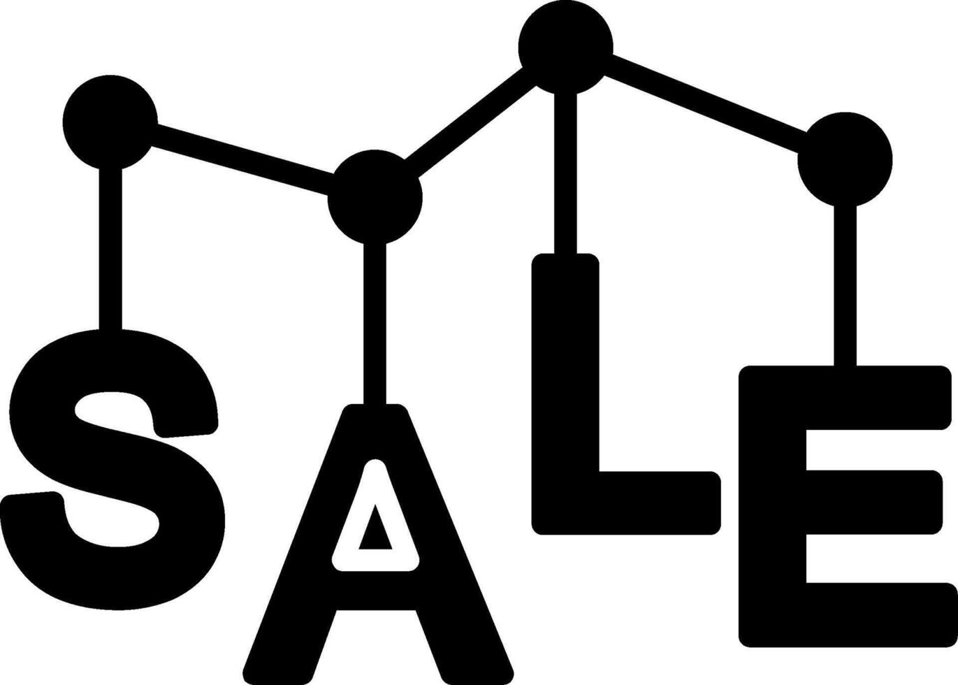 Sale Glyph Icon vector