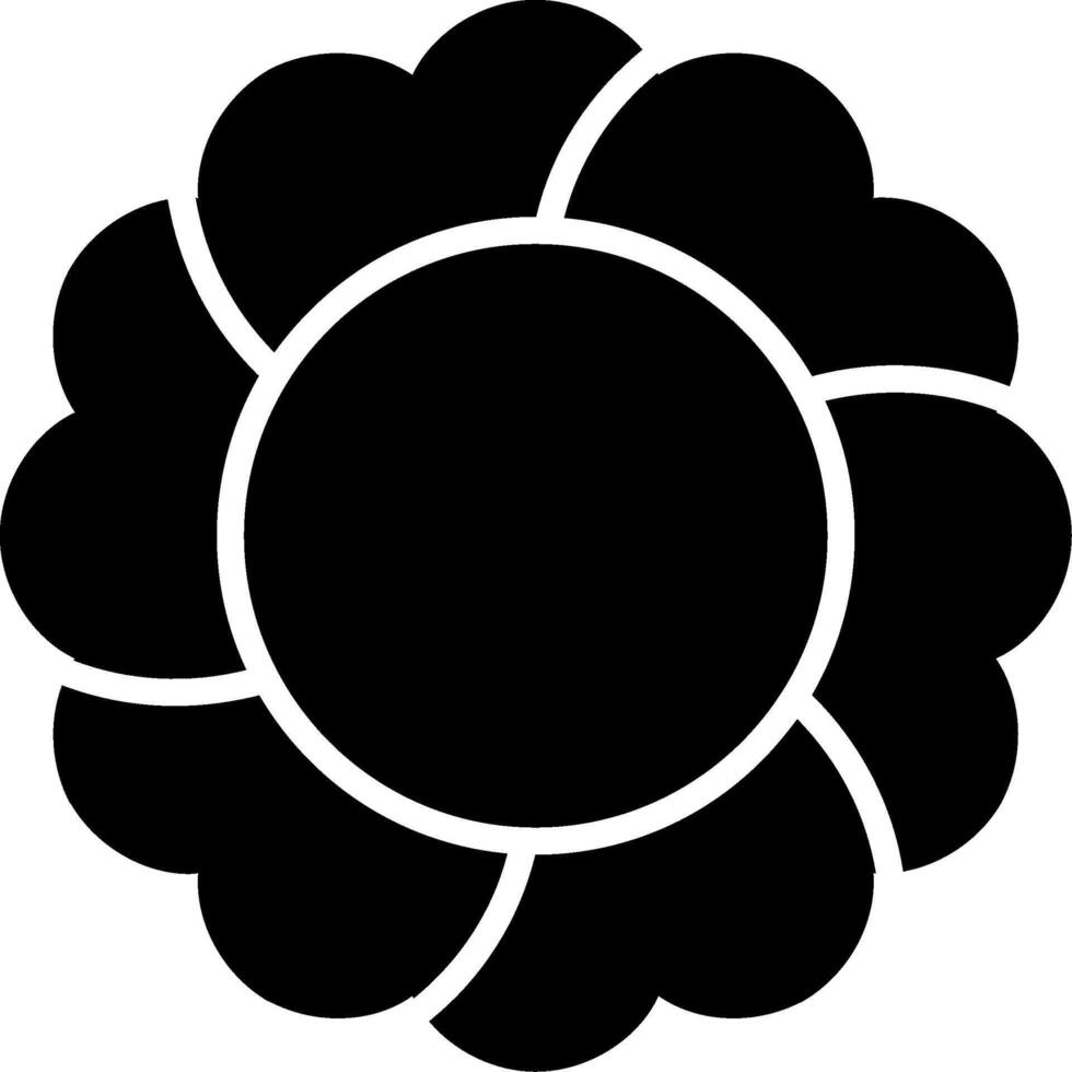 Violet Glyph Icon vector