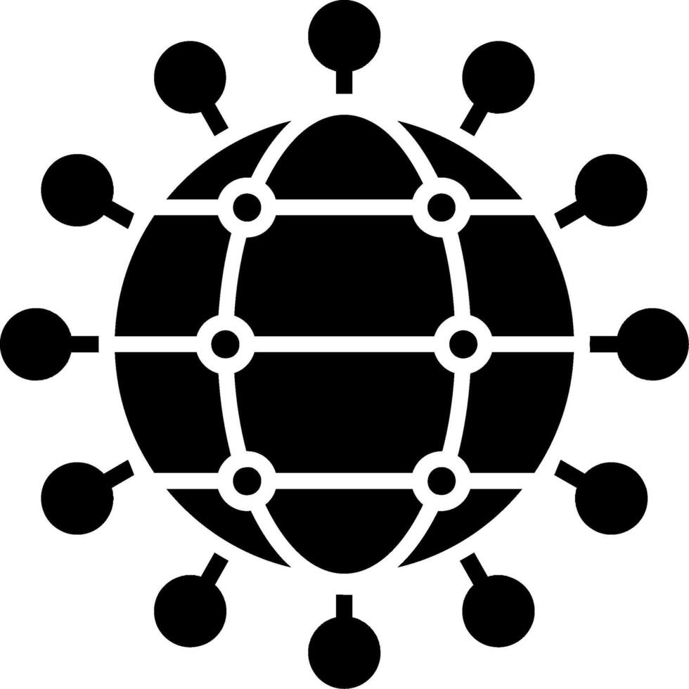 Transactional Data Glyph Icon vector