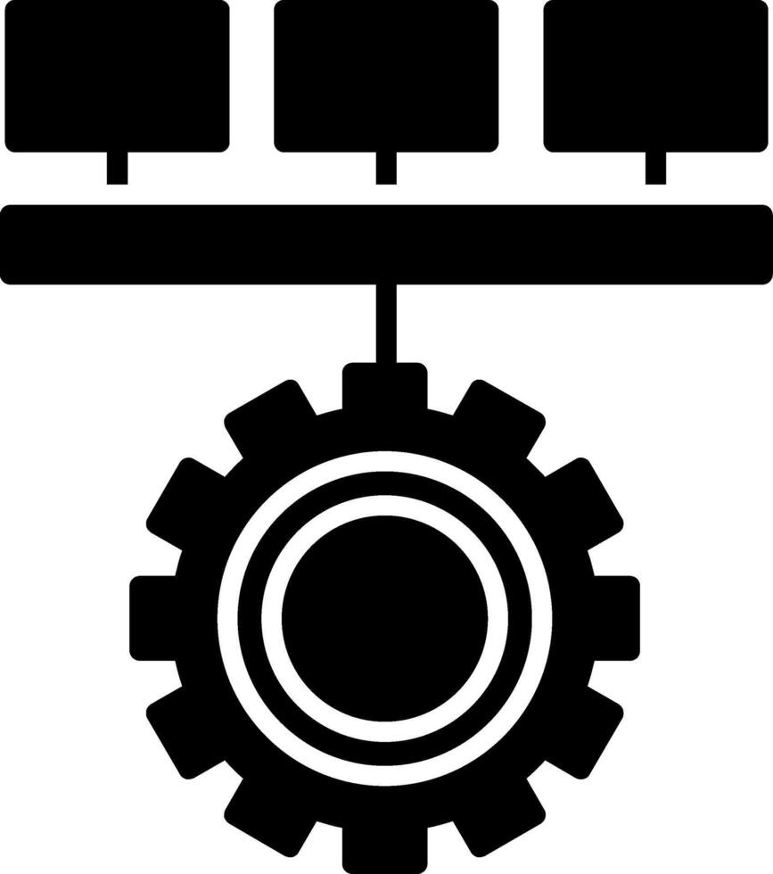 Logical Glyph Icon vector