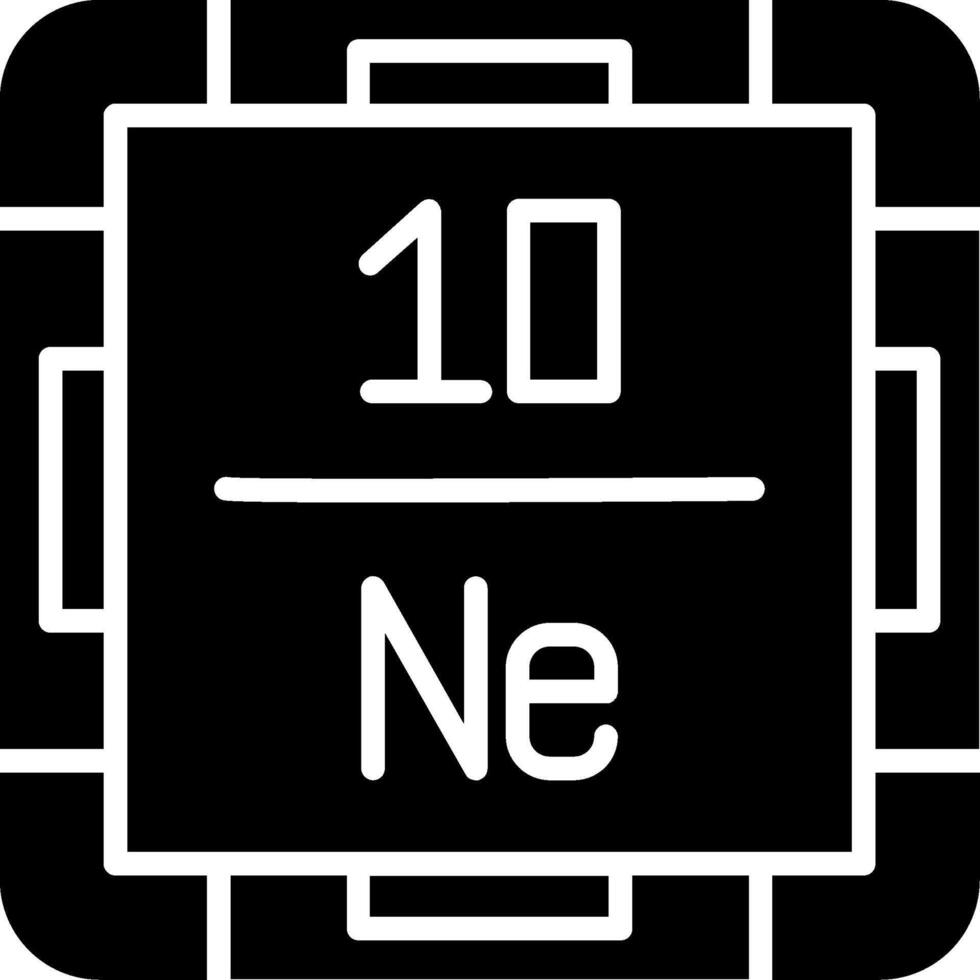 Neon Glyph Icon vector