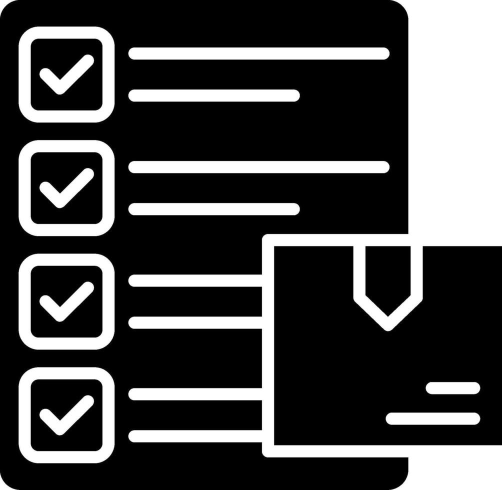 Report Glyph Icon vector