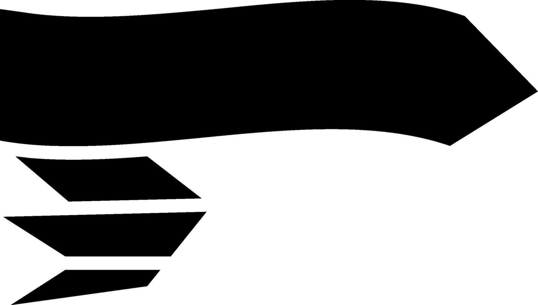 Right Arrow Glyph Icon vector