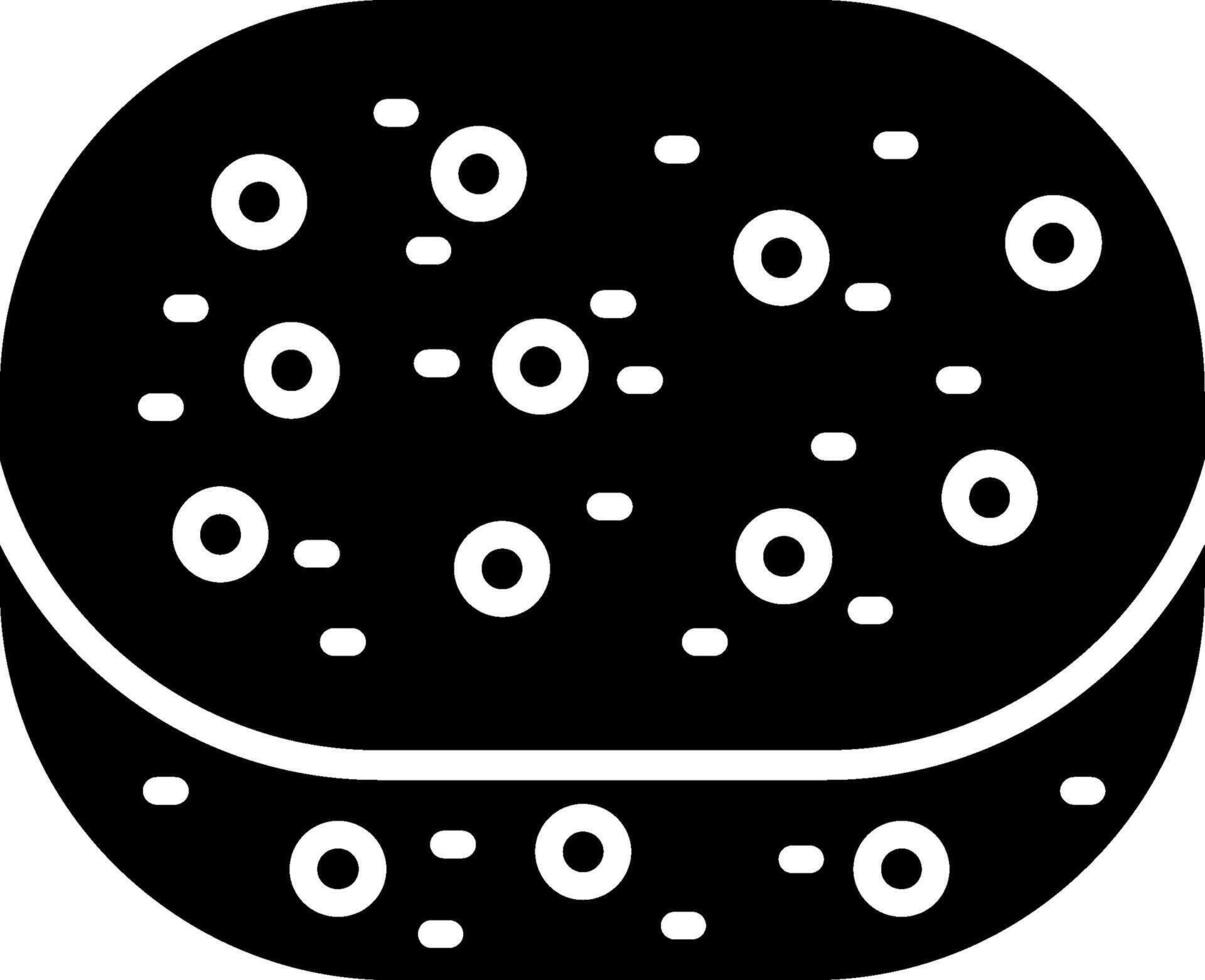Sponge Glyph Icon vector