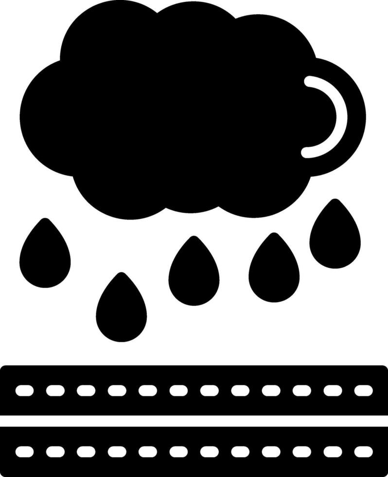 Rainwater Glyph Icon vector