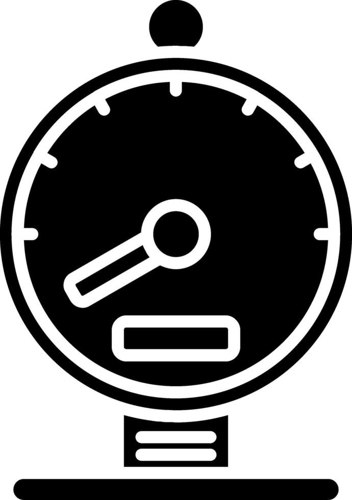Meter Glyph Icon vector