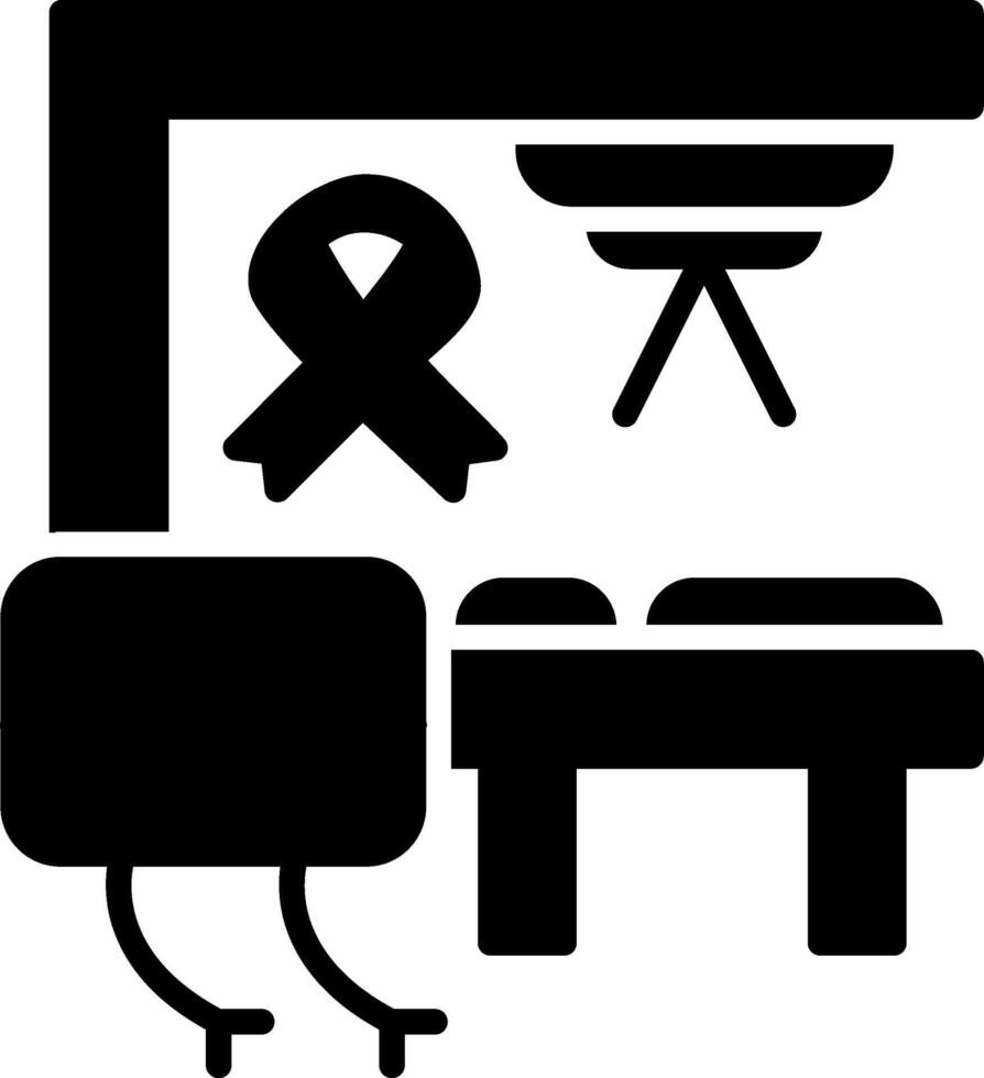Oncology Glyph Icon vector