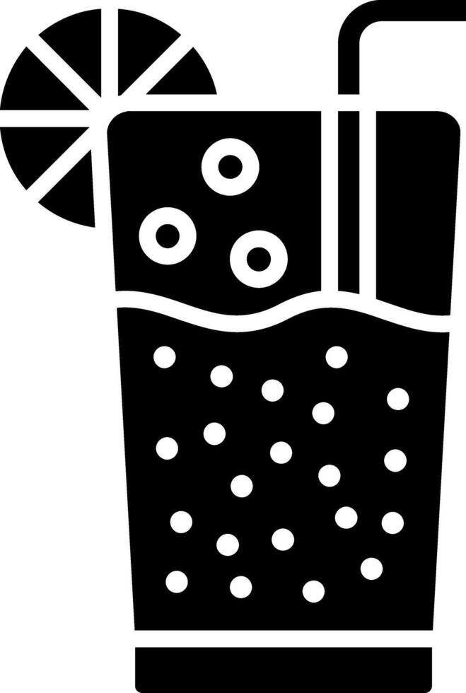 Pina Colada Glyph Icon vector