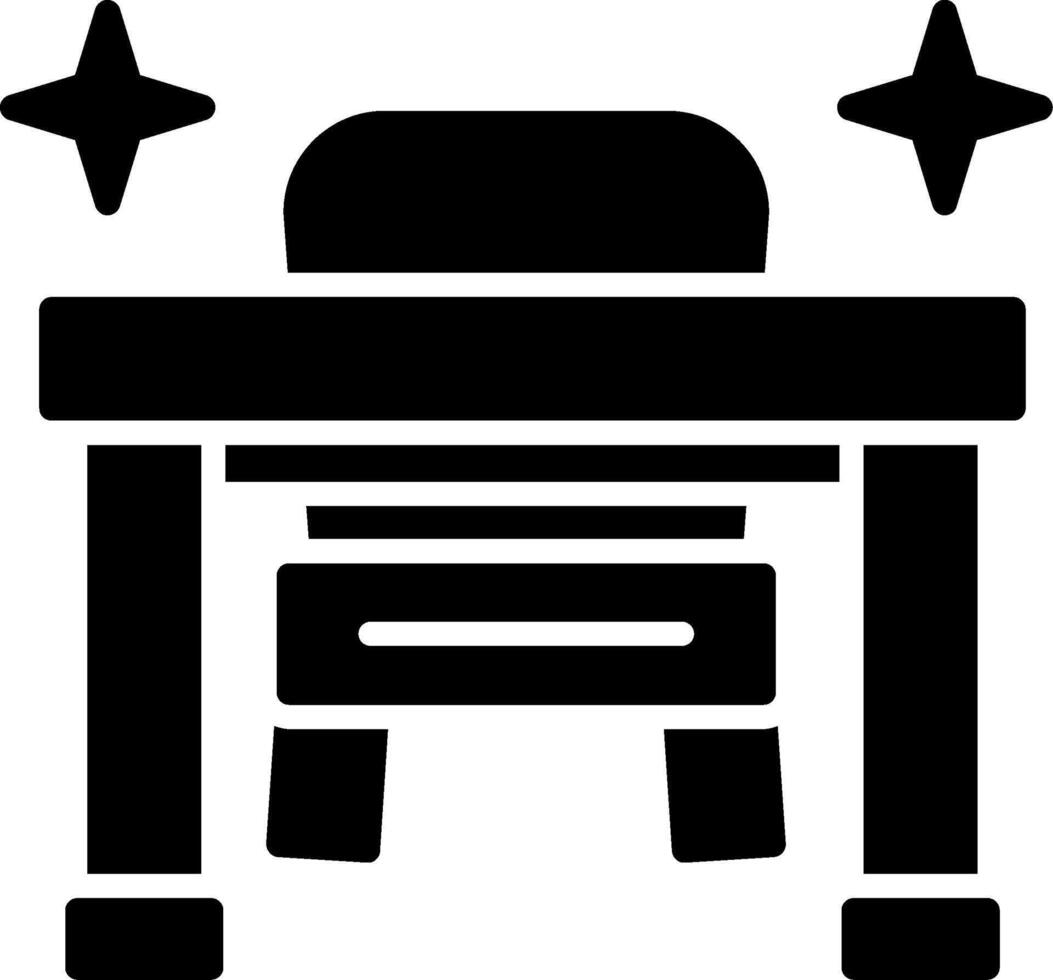 Table Glyph Icon vector