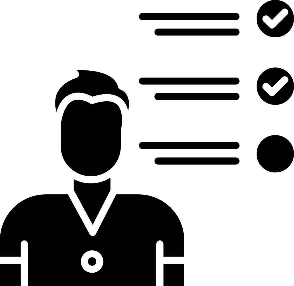 Skill Glyph Icon vector