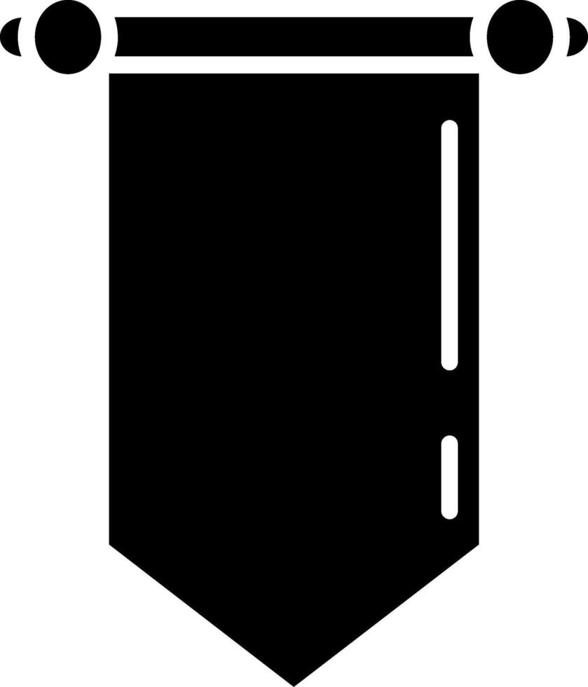 Down Arrow Glyph Icon vector