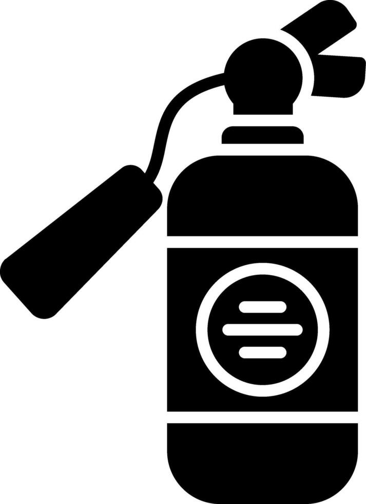 Fire Extinguisher Glyph Icon vector