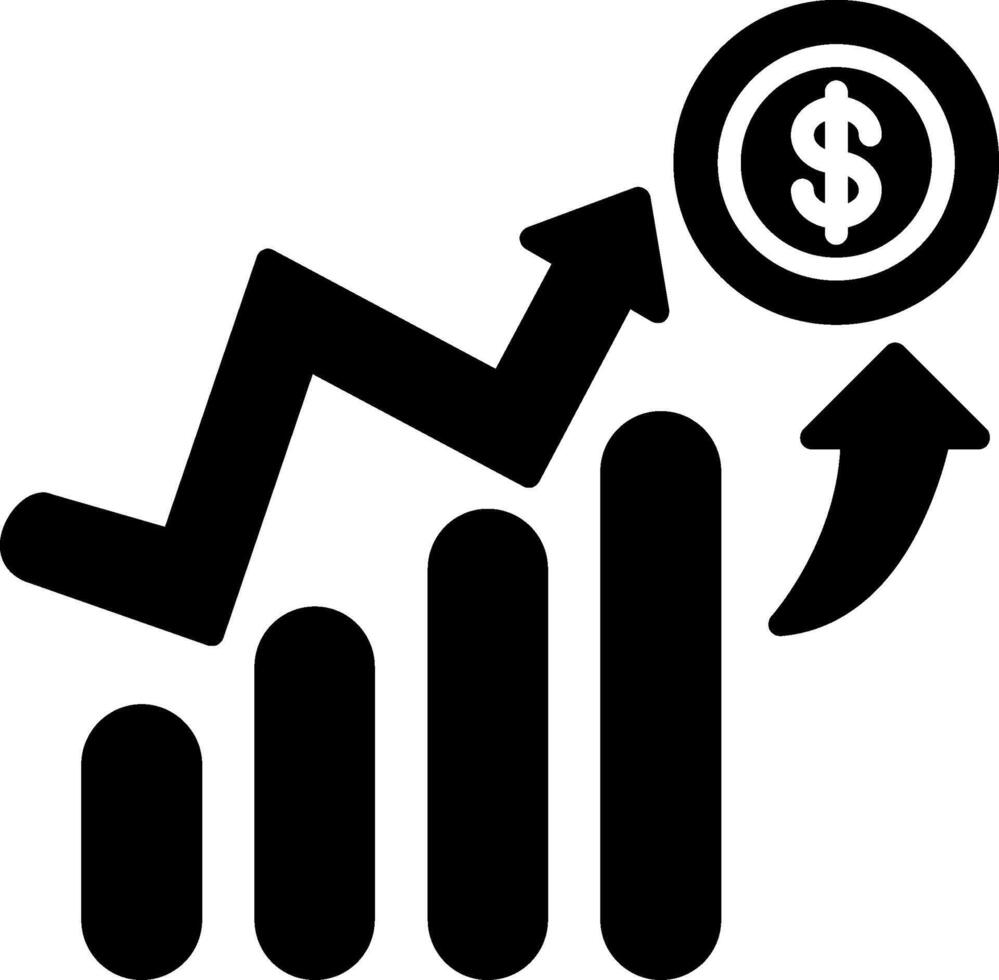 Market Glyph Icon vector