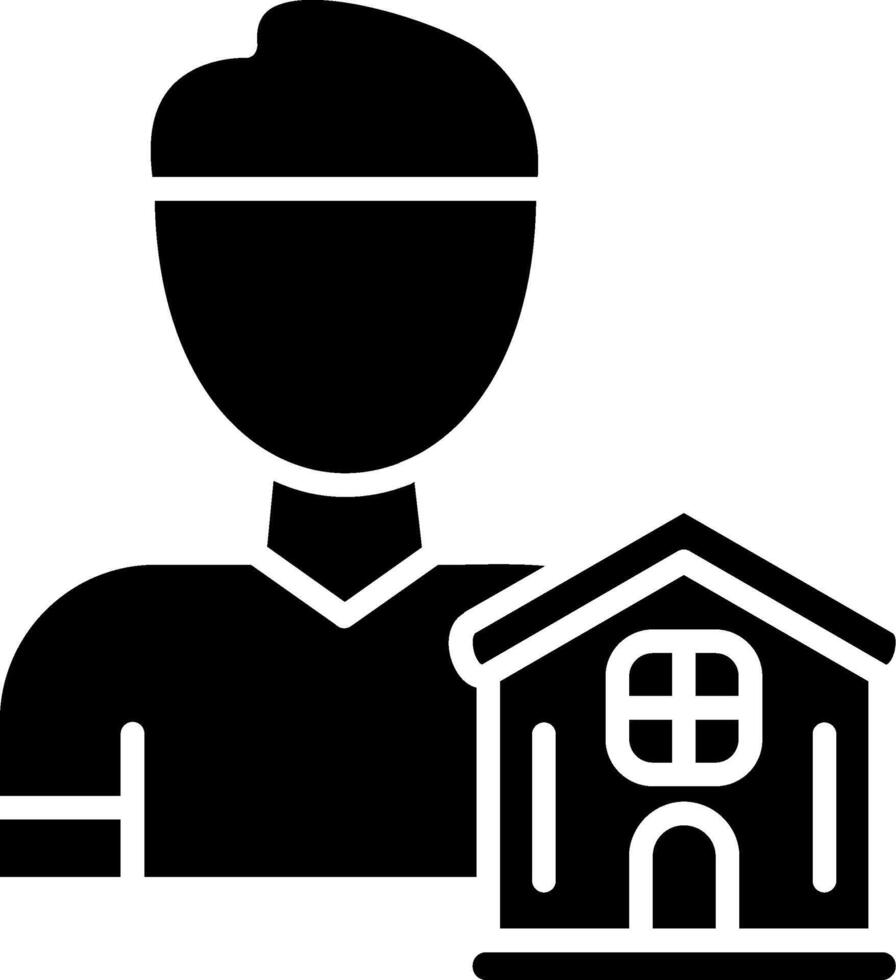Lender Glyph Icon vector