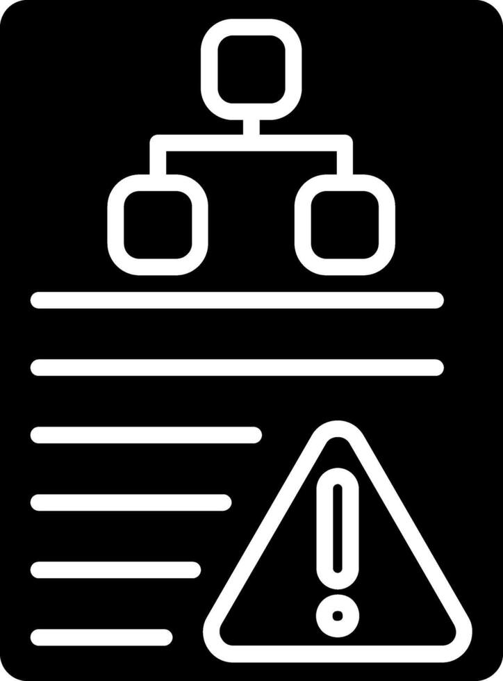 Scenario Glyph Icon vector