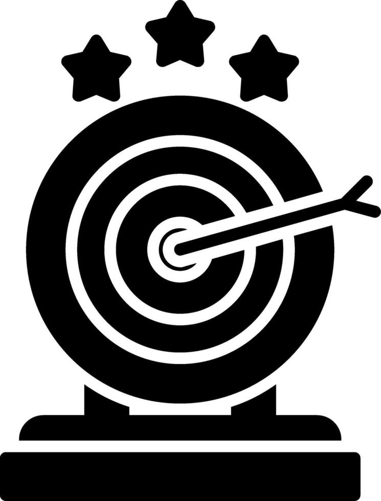 Success Glyph Icon vector