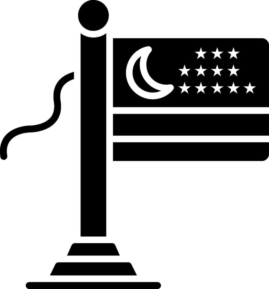 Uzbekistan Flag Glyph Icon vector