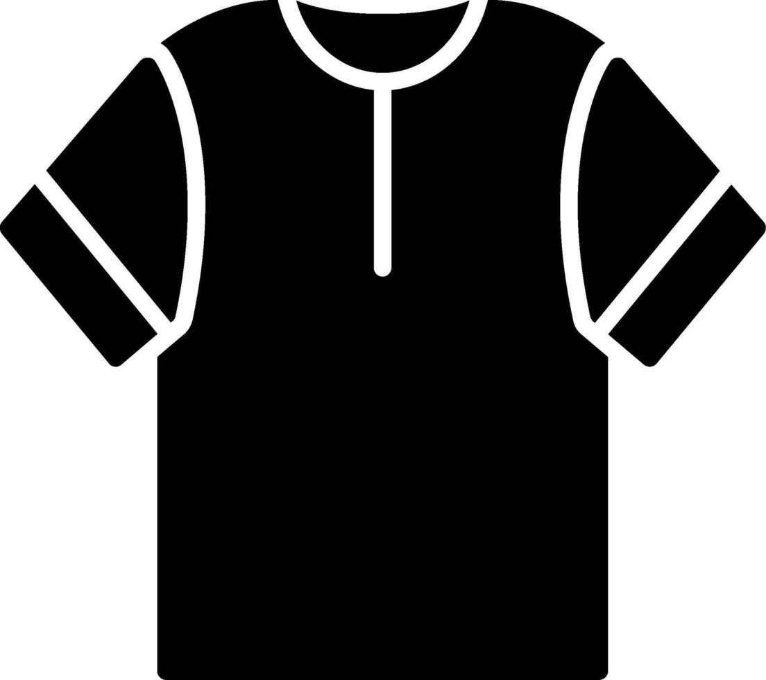 Tshirt Glyph Icon vector