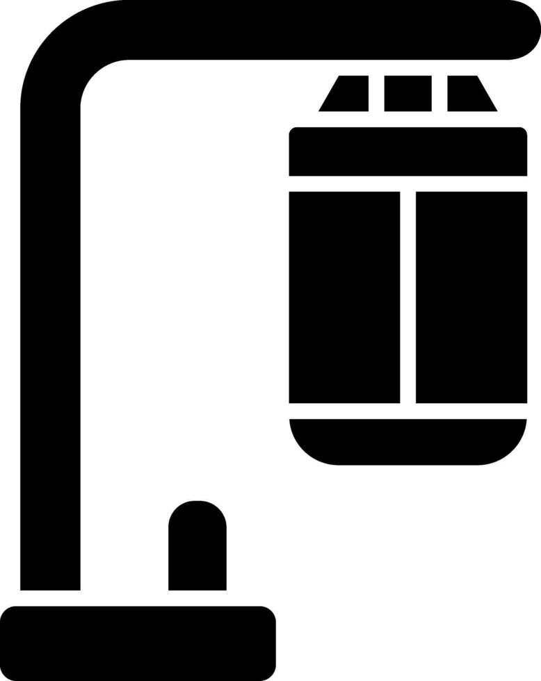 Punch Ball Glyph Icon vector