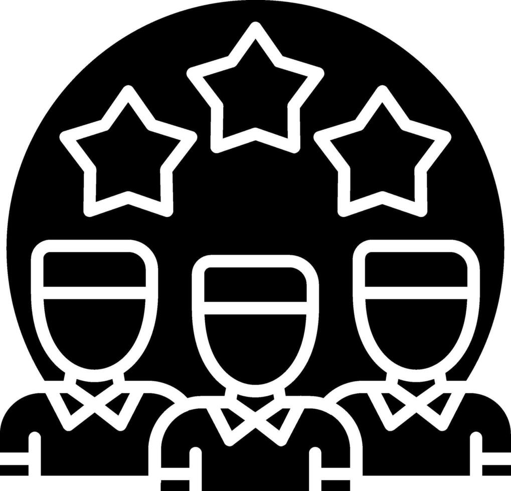 Succes Glyph Icon vector