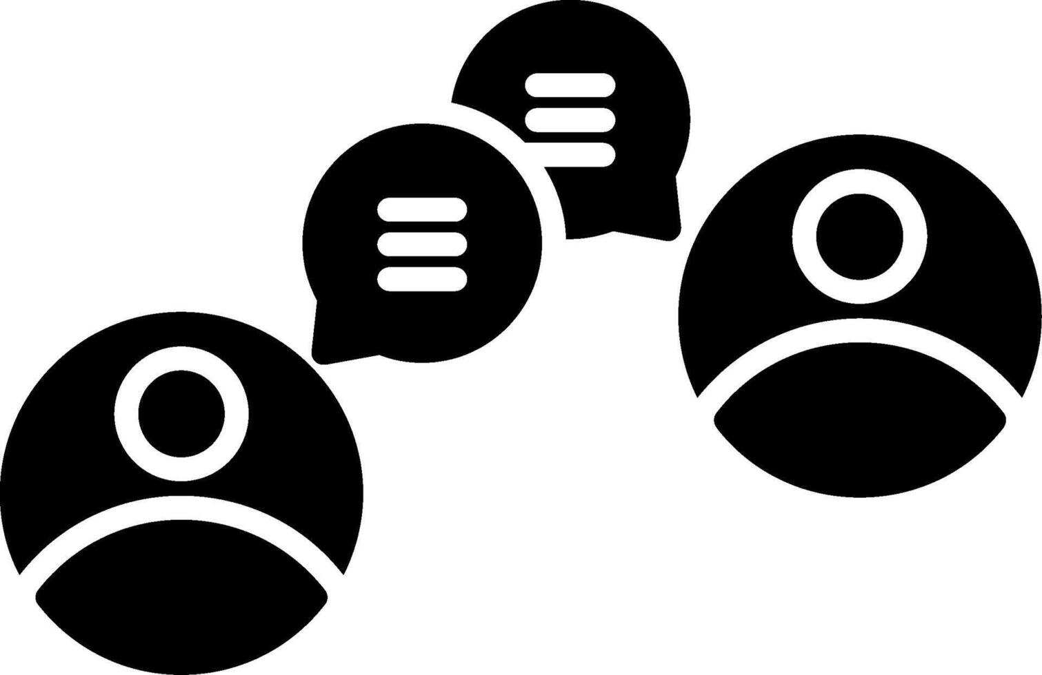 Communications Glyph Icon vector