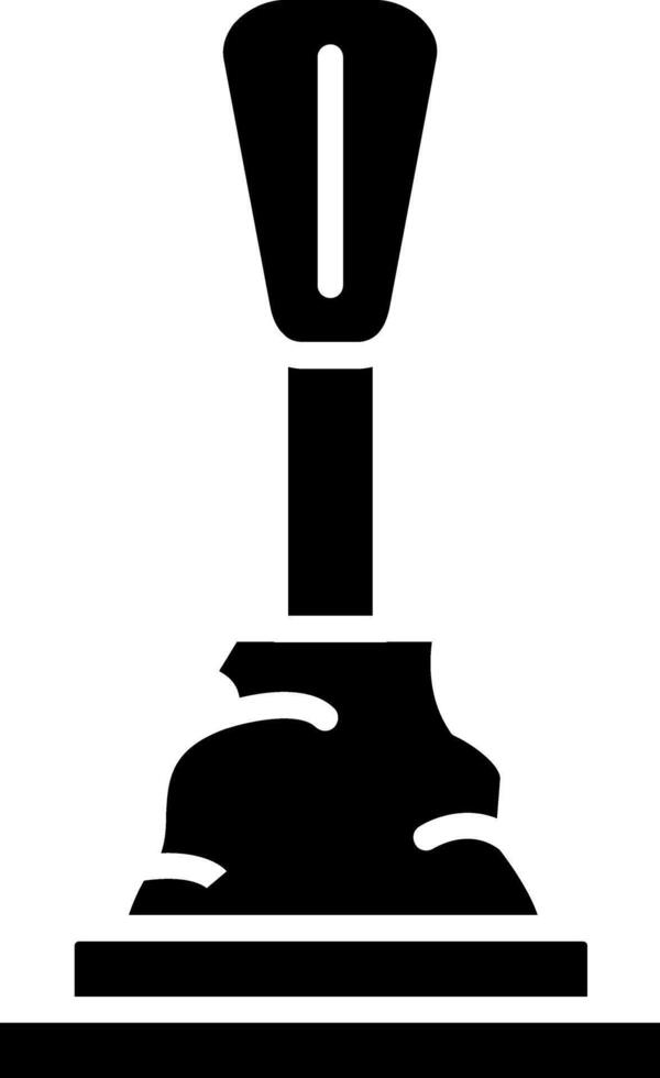 gear stick Glyph Icon vector
