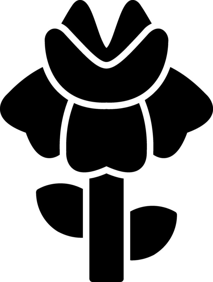 Iris Glyph Icon vector