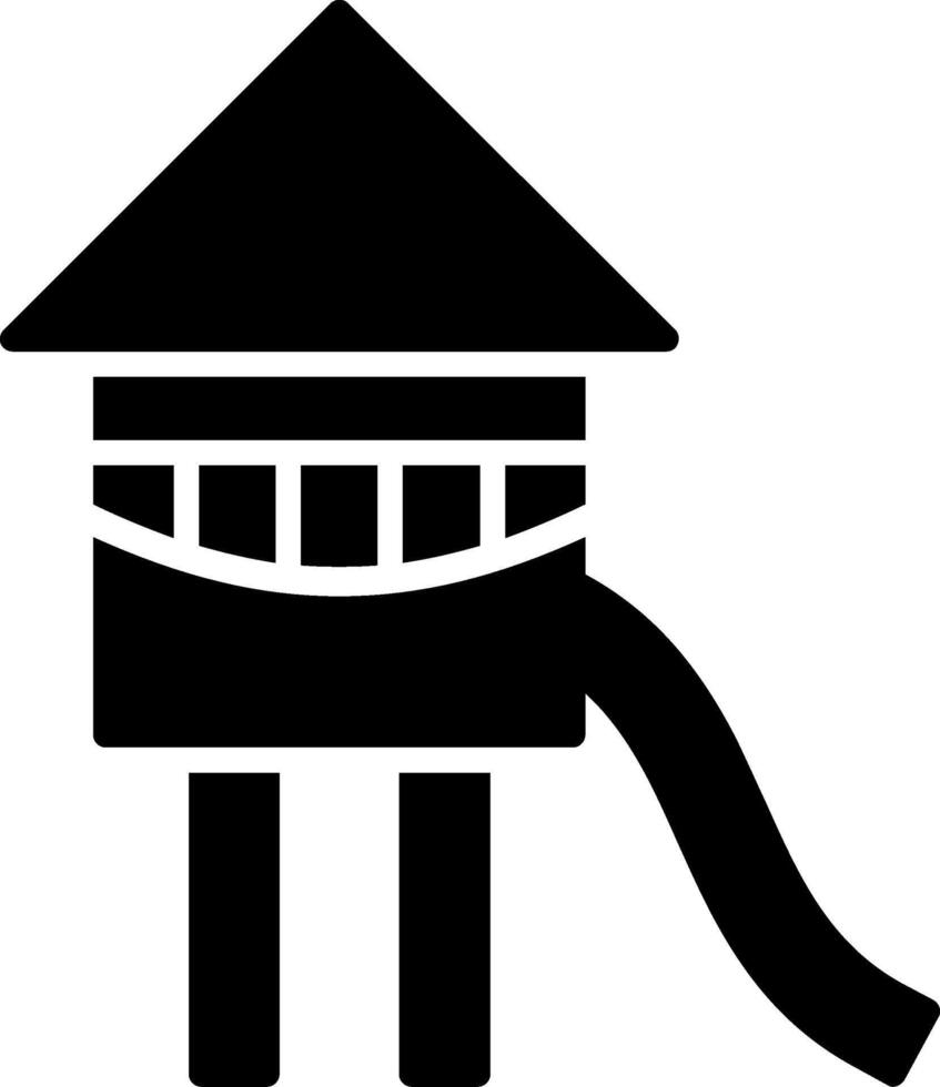 Slide Glyph Icon vector